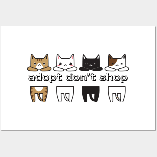 Adopt don't shop Posters and Art